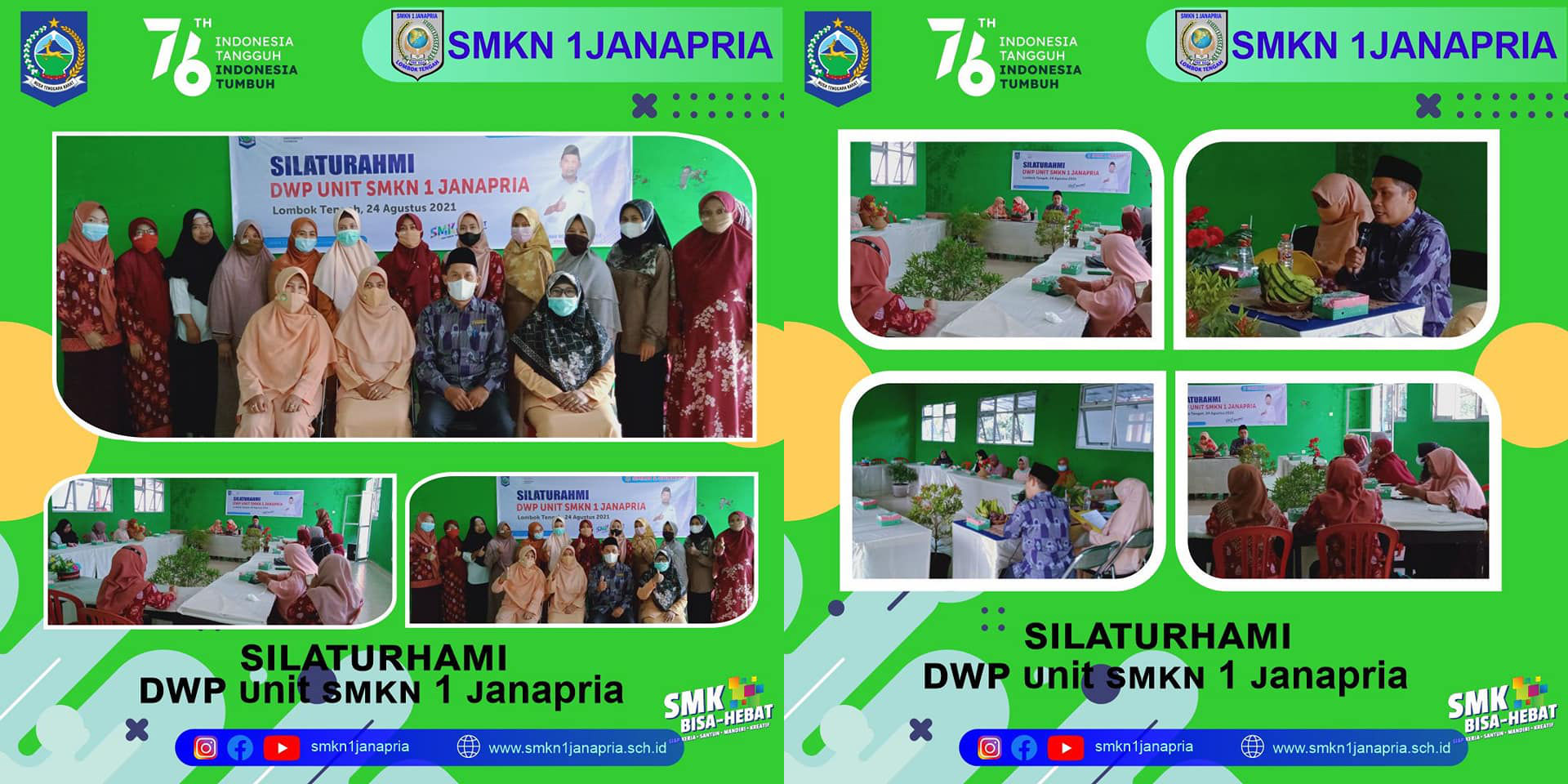 Silaturahmi DWP unit SMKN 1 Janapria